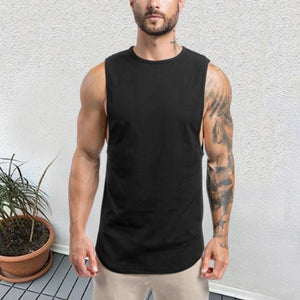 Quick-Drying Fitness Back Stitching Men's Tops