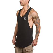 Load image into Gallery viewer, Bodybuilding Fitness Muscle Men Sleeveless T-shirt Vest
