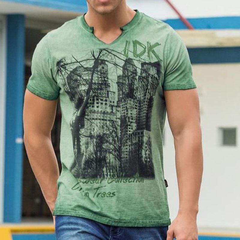 Letter Printed Casual Fitness Short Sleeve