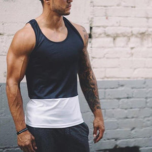 Slim-Fit Breathable Crew Neck Collar Men's Tops