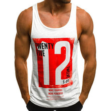 Load image into Gallery viewer, Digital Letter Printed Round Neck Sleeveless Vest
