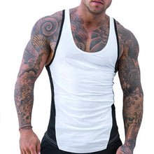 Load image into Gallery viewer, Men&#39;s Contrasting Sleeveless Sports Vest
