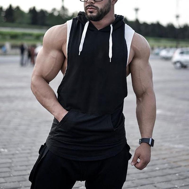 Hooded Running Fitness Loose Breathable Men's Tops