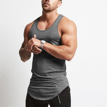 Load image into Gallery viewer, Men&#39;s Solid Color Cotton Sleeveless Sports Vest
