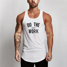 Load image into Gallery viewer, Men&#39;s Letter Printed Mesh Round Hem Sports Vest
