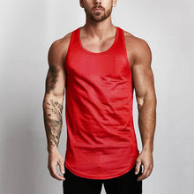 Load image into Gallery viewer, Men&#39;s Mesh Round Hem Sports Vest
