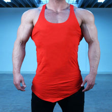 Load image into Gallery viewer, Men&#39;s Solid Color Irregular Hem Sports Vest
