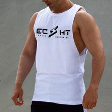 Load image into Gallery viewer, Cotton Fitness Vest Loose Men&#39;s Tops
