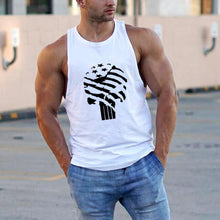 Load image into Gallery viewer, Loose Printed Sleeveless Cotton Men&#39;s Tops
