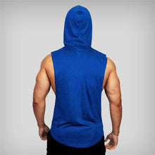 Load image into Gallery viewer, Men&#39;s Cotton Loose Sports Hooded Vest
