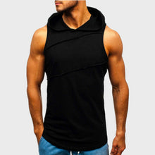 Load image into Gallery viewer, Men&#39;s Fashion Hooded Embroidered Letter Vest
