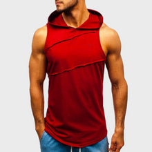 Load image into Gallery viewer, Men&#39;s Fashion Hooded Embroidered Letter Vest
