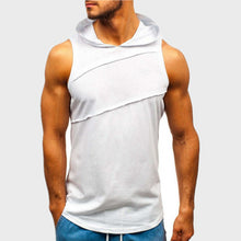 Load image into Gallery viewer, Men&#39;s Fashion Hooded Embroidered Letter Vest
