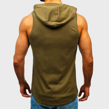 Load image into Gallery viewer, Men&#39;s Fashion Hooded Embroidered Letter Vest
