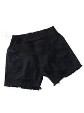 Load image into Gallery viewer, Maternity Fashion Loose Low Waist Belly Denim Shorts
