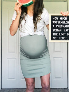 Maternity Slim Comfortable Casual Two-piece Dress