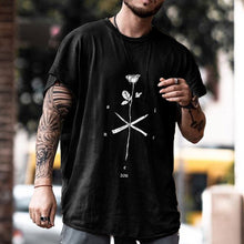 Load image into Gallery viewer, Men&#39;s Casual Round Neck Printed Short-Sleeved T-Shirt
