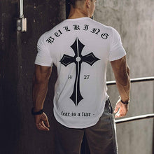 Load image into Gallery viewer, Men&#39;s Fashion Jesus Christ Cross T-Shirt
