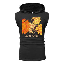 Load image into Gallery viewer, Printed Hooded Trendy Men&#39;s Sports Vest
