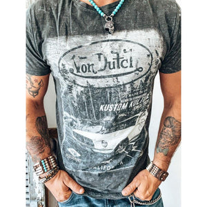 Men's Casual Retro Rock Short Sleeves