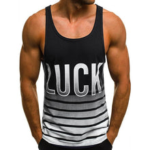 Load image into Gallery viewer, Digital Letter Printed Round Neck Sleeveless Vest
