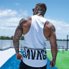 Load image into Gallery viewer, Men&#39;s Cotton Letter Printed Sports Sleeveless Vest
