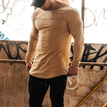 Load image into Gallery viewer, Sports And Leisure Running Elastic Tight Men&#39;s Tops
