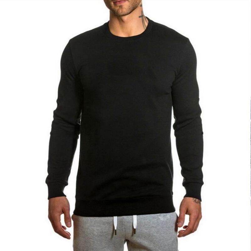 Round Neck Hedging Movement Men's Tops