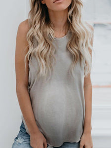 Slim-Fitting Tight Cotton Vest Maternity Tops