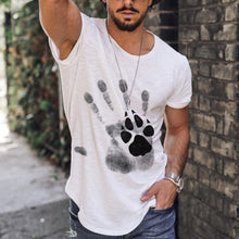 Load image into Gallery viewer, Cotton Breathable Palm Print Men&#39;s Tops
