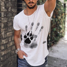 Load image into Gallery viewer, Cotton Breathable Palm Print Men&#39;s Tops
