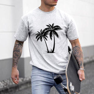 Tree Print Street Shoot Parkour Men's Tops