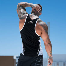 Load image into Gallery viewer, Colorblock Sports And Fitness Men&#39;s Tops
