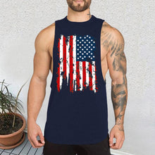 Load image into Gallery viewer, Flag Printed Vest Cotton  Men&#39;s Tops
