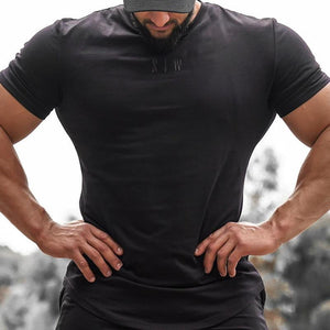 Sports Short-Sleeved Men's Quick-Drying Fitness T-Shirt