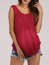 Load image into Gallery viewer, Solid Color Pleated Sleeveless Casual Maternity Tops
