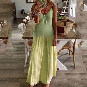 Maternity Sexy Splicing Color Sling Dress