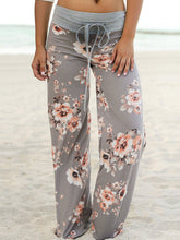 Load image into Gallery viewer, Printed High-waist Loose-fitting Casual Wide-leg Maternity Pants
