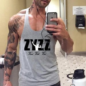 Men's Casual Letter Printed Sports Vest