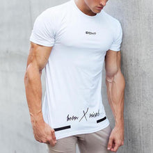 Load image into Gallery viewer, Round Neck Sports Fitness Training Men&#39;s Tops
