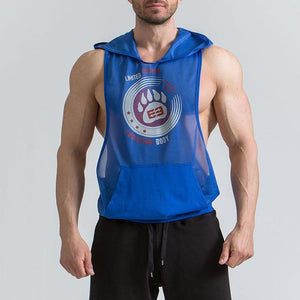 Running Quick-Drying Breathable Hood Men's Tops