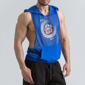 Running Quick-Drying Breathable Hood Men's Tops