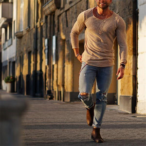 Men's Long Sleeve Tight T-Shirt