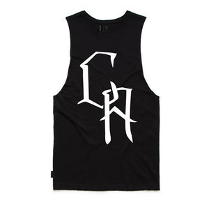 Men's Casual Letter Printed Loose Sports Vest