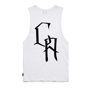 Men's Casual Letter Printed Loose Sports Vest