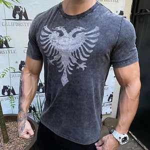 Casual Round Neck Men's T-shirt