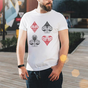 Slim Playing Cards Men's Tops