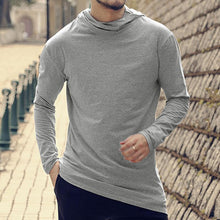 Load image into Gallery viewer, Round Neck Sports Long Sleeve T-shirt
