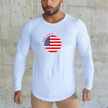 Load image into Gallery viewer, American Flag Printing Campaign Men&#39;s Tops
