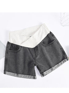 Maternity Denim Loose and Ripped Thin Pants